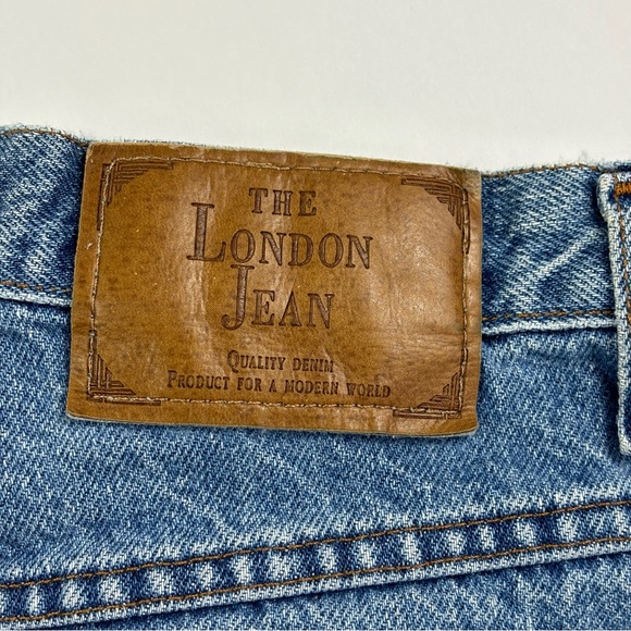 Vintage 80s jeans the London Jean 8 26 tapered high waist Moda INTL 80s 90s USA - Picture 4 of 12
